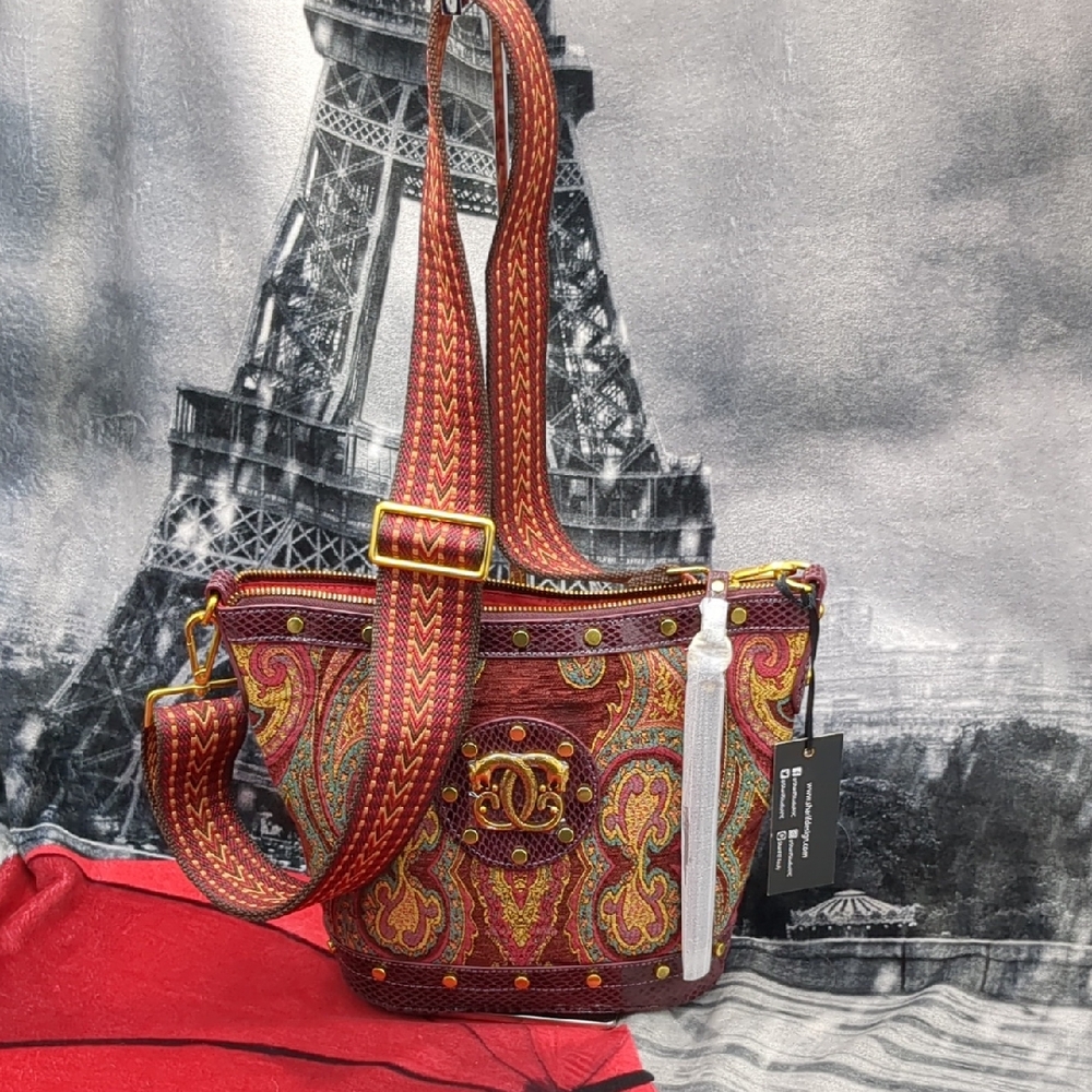 Sharif Tapestry Handbag - Picture 2 of 13